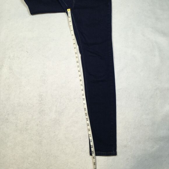 Zara Trafuluc Denim Collection Womens 8 High Rise Skinny Jean Dark Wash Blue - Picture 10 of 12